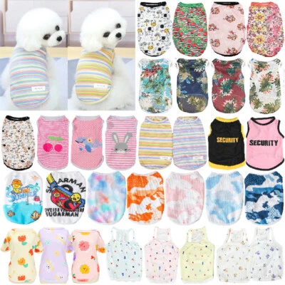 Various Pet Puppy Small Dog Cat Pet Clothes Dress Vest T Shirt Apparel Clothes@ - Image 1 of 4