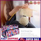 Yarn Storage Square Bag Embroidery Crochet Hook Sewing Tool Organizer Cases