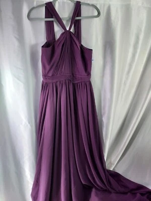vestido mujer wedding way talla 8 sin mangas morado Foto 1 de 4