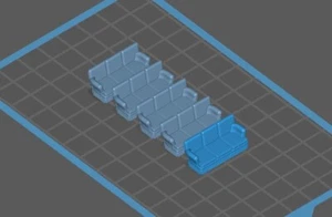 5x 15mm/1:100th Resin Couch - Bild 1 von 1
