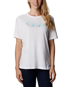 Columbia Womens Activewear Plus Size Graphic-Print T-Shirt Size 1X - Picture 1 of 3