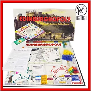 Edinburghopoly Business Trading Game Monopoly Style Board Game 1999 Discover 8+ - Picture 1 of 11