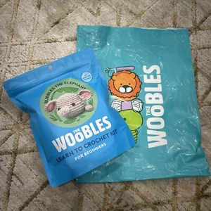 The Woobles Bubbles the Elephant Beginner’s Crochet Kit All Materials & Hook NEW - Picture 1 of 2
