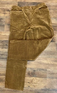 Pantalones de terciopelo para mujer Lauren Ralph Lauren marrón espiga talla 14 - Imagen 1 de 3