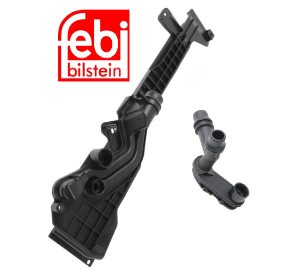 Expansion Tank Mounting Plate + Water Connector OE Febi for BMW X5 3.0 - Image 1 of 1