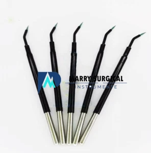 Ellman Surgitron Reusable Curved Needles Electrodes Tungsten Tips-Non Stick 5Pcs - Imagen 1 de 3