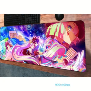 Alfombrilla de ratón grande NO GAME NO LIFE Anime teclado de escritorio alfombrilla de juego 90X40CM #4 - Imagen 1 de 5