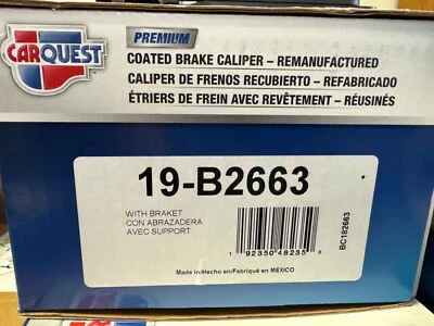 Disc Brake Caliper w/Bracket Carquest 19-B2663 Front Left Fit Honda CRV/ Element Foto 1 de 2