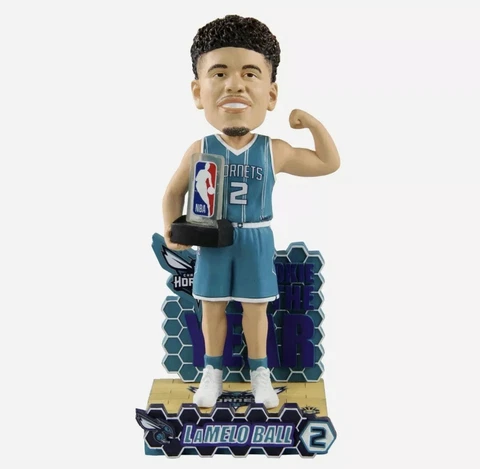 2021 FOCO LAMELO BALL HORNETS ROOKIE OF THE YEAR BOBBLEHEAD Limited /321 Cover