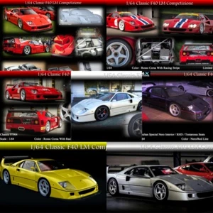 Modellino auto in resina M64X 1:64 Classic F40 LM Competizione - Foto 1 di 15