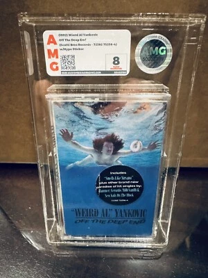 Weird Al Yankovic Off The Deep End Cassette Tape 1992 HYPE HTF FIRST AMG 8 - Image 1 of 2