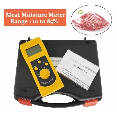 Meat Moisture Meter Digital Meat Moisture Tester Pin Type with Range 10%-85% - Image 1 of 4