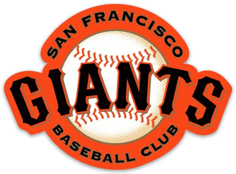 San Francisco Giants Classic Logo Type MLB Baseball Club Die-Cut MAGNET Cover