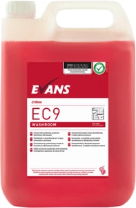 Evans Ec9 Concentrated Bactericidal Bathroom Washroom Disinfectant Cleaner 5Ltr - Picture 1 of 1