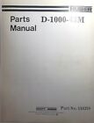 Huber Road Grader Parts & Service Manual D-1100 D-1300 D-1400 D-1500 D-1700 Cat