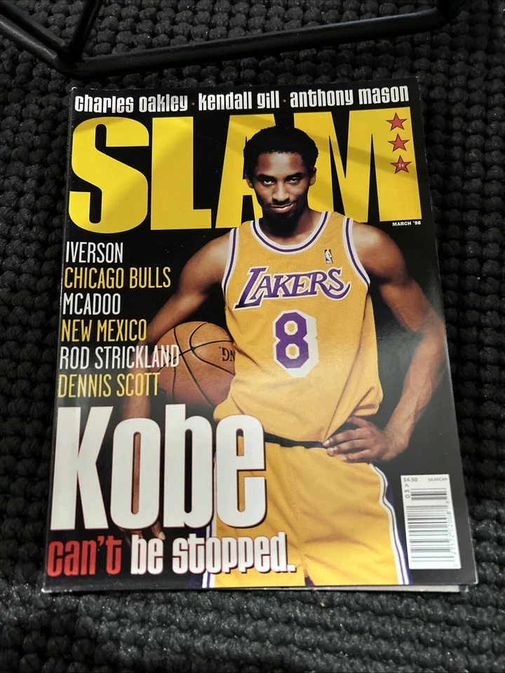 VINTAGE March 1998 Slam Magazine KOBE BRYANT BASKETBALL 🏀 - Image 1 of 1