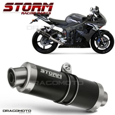 Exhaust YAMAHA YZF 600 R6 2003 2004 GP STORM by MIVV Black Steel - Image 1 of 4