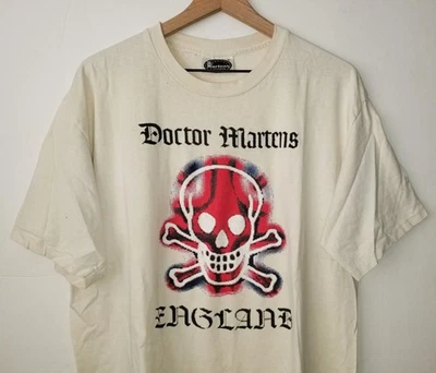 Camiseta De Colección Años 80 Doctor Doc Martens Hecha en Inglaterra Botas Dr Single Stitch XL Foto 1 de 4