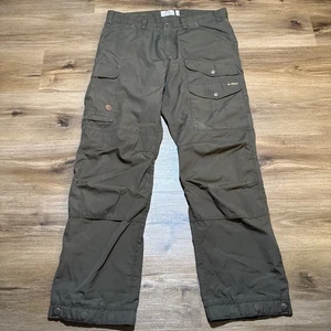 Fjallraven Men’s Size 36 Vidda Pro Trousers Pants Brown Regular 32” G-1000 - Picture 1 of 13