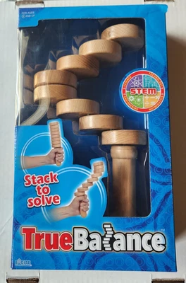True Balance Handheld Wooden Toy by Excite "STEM" Coordination New/Sealed - Image 1 of 4