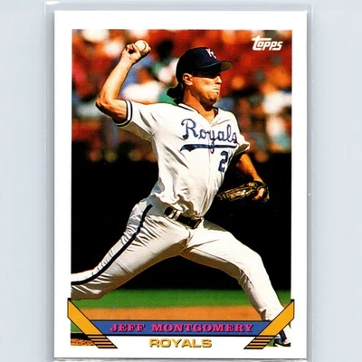 1993 Topps Jeff Montgomery #130 Kansas City Royals - Image 1 of 2