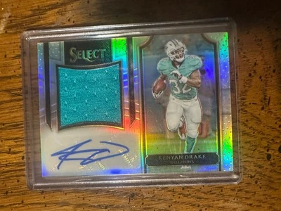 KENYAN DRAKE #JS-KD2 # 03/99 2016 Panini Select - Rookie Player Worn Patch/Auto - Image 1 of 2
