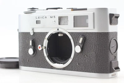 Meter Works [MINT] Leica M5 Silver 3 Lugs Chrome Rangefinder Film Camera JAPAN - Image 1 of 4