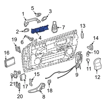 For Mercedes-Benz CLS63 AMG 07-11 Exterior Door Handle Base Mercedes-Benz Front Foto 1 de 4