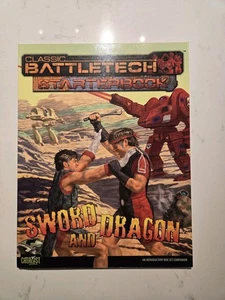 Starterbook: Sword and Dragon 35100 Rear Vintage Sourcebook Battletech - Picture 1 of 3