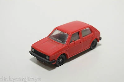FLEISCHMANN VW VOLKSWAGEN GOLF MKI MK1 ROSSO QUASI COME NUOVO - Immagine 1 di 4
