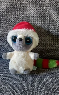 E2 Peluche Doudou Yoohoo & Friends Le Galago Blanc Et Rouge 17 Cm - Photo 1/2