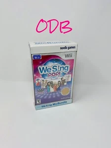 We Sing Pop with 2 Microphones - Nintendo Wii 2 Mic Bundle - Rare - Picture 1 of 7