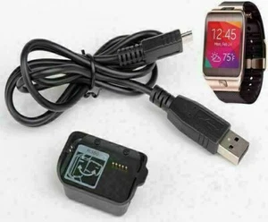 Kabel ładujący Stacja dokująca Ładowarka Podstawa kołyski do zegarka Samsung Galaxy Gear 2 SM-R380 - Zdjęcie 1 z 6
