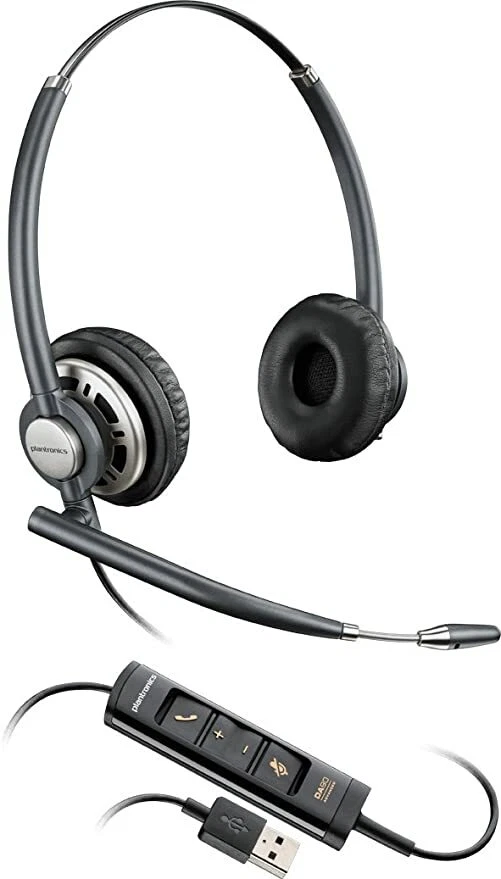 Plantronics Encorepro HW725 Stereo USB Headset Ms Skype Certified 203478-01 Neu - Bild 1 von 1