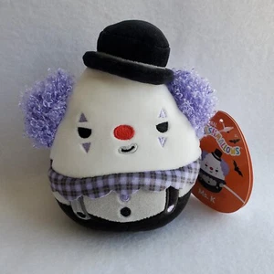 Squishmallow MS. K the CLOWN 5" purple plush HALLOWEEN 5 inch RARE circus - Picture 1 of 7