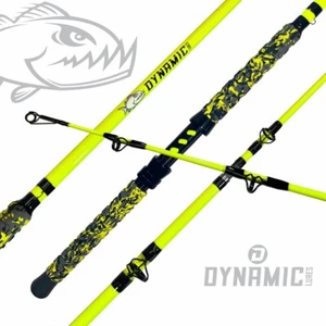 Dynamic Catfishing Rod: HYBRID (Glass/Carbon Fiber). 7ft, 2in, Med-Heavy, 2pcs - Picture 1 of 6