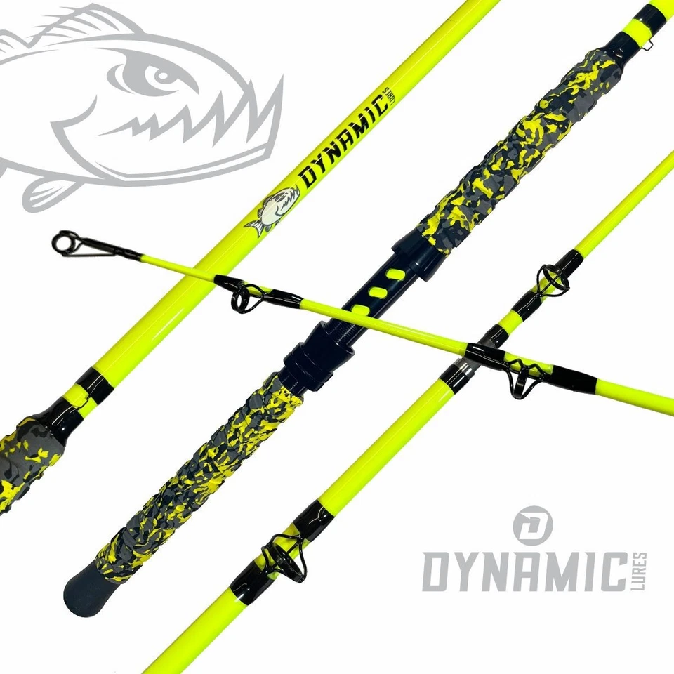 Dynamic Catfishing Rod: HYBRID (Glass/Carbon Fiber). 7ft, 2in, Med-Heavy, 2pcs - Image 1 of 4