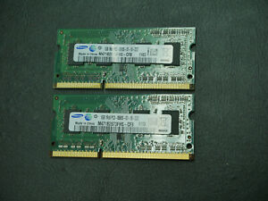 2 X1Go RAM PC SODIMM Samsung PC3-8500U DDR3  1066MHz CL7  Mac Mini Apple