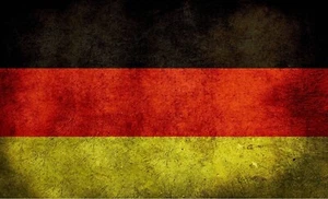 GERMAN DISTRESSED FLAG VINYL STICKER DECAL REFLECTIVE UV LAMINTATED - Bild 1 von 1