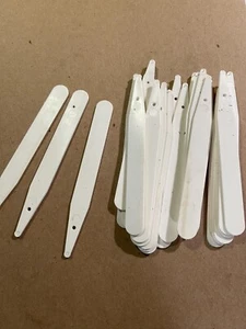 1000 White Plastic Plant Labels Tags / Stakes 5 inches x 1/2 inches. Sealed Box - Picture 1 of 3