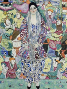 Portrait of Friederike Maria Beer by Gustav Klimt 11"x14" Art Print - Picture 1 of 4
