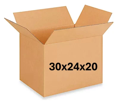 30" x 24" x 20" CARDBOARD BOX - 200 lb - SINGLE BOX - Image 1 of 4