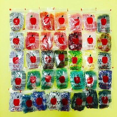 1212 MINI ZIP SEAL DESIGN BAGS 1/2" X 1/2" CHOOSE 1 DESIGN 1000 PCS, 👀Details🔽 - Image 1 of 4