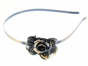 Haarreifen Blume Haarreif Romantik Miniblings Haarschmuck Rose Bronze Blüte - Bild 1 von 4