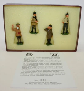 1993 Gerry Ford Design - Set of 4 hand-painted AA Patrolmen figures - Imagen 1 de 4