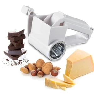 Rotary Cheese Grater Stainless Steel Cutter Hand Slicer Butter Chocolate Grinder - Picture 1 of 11