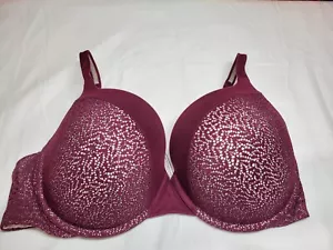 Victoria Secret Bra 38DD Purple W/Lace Accents Perfect Shape Body By Victoria - Picture 1 of 11