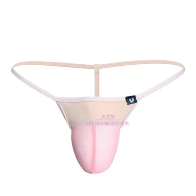 Men’s Thong G-String Underwear Panties Sexy Briefs  Underpants T-back Mesh - Image 1 of 4