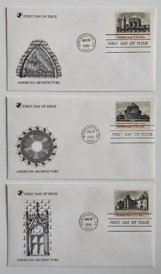 Scott #1928-1930 American Architecture FDC Readers Digest Cachet - Free Shipping - Image 1 of 2
