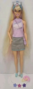 Barbie Totally Hair Blonde 2021 HCM88 Redressed w/Some Original Accessories - Picture 1 of 12
